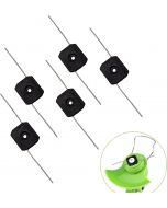 PurYupearl 5pcs Black Replacement String Blades for Cordless Weed Electric, Bundle of 3