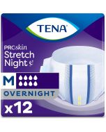 Tena ProSkin Overnight Incontinence Adult Diaper for Women & 12 Count, Bundle of 2