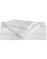 Furinno Angeland Vienne 4-Piece Microfiber Bed Sheet Set Microfiber 4-Piece, Bundle of 2