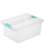 Sterilite 4-Pack Clip Box Plastic 4-Pack, 18.7 Gal
