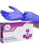 MED PRIDE Nitrile Medical Exam Gloves, Bundle of 3