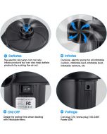 TECHSHARE Air Pump for Air Mattress, Bundle of 3