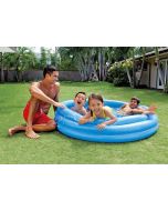 INTEX 58426EP Crystal Blue Inflatable Kiddie Pool 58in, 13in, Bundle of 2