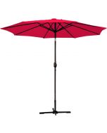 Jeco Aluminum Patio Market Umbrella Tilt with Crank Aluminum