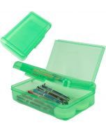 tauywolci Pencil Case Box Plastic, Bundle of 3