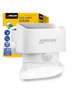 Wagan EL8569 2000 Lumen Solar Wall Light Solar Waterproof Wireless
