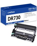LinkDocs DR730 Drum Unit Replacement for Brother DR-730 Used, Bundle of 2