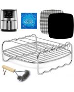 INFRAOVENS Air Fryer Skewer Rack Grate Stainless Steel, Bundle of 2