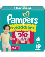 Pampers Diapers 19 Count, Bundle of 3