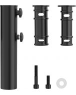 QZER Umbrella Pole Mount Stand Tube Stainless Steel Heavy Duty, Bundle of 2