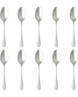 Martha Stewart Alness 10-Piece Dinner Spoon Set – Stainless Steel 10-Piece, 3.0 mm, Bundle of 2