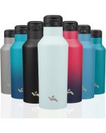Konokyo Insulated Water Bottle with Stainless Steel 17 OZ, Bundle of 3