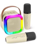 Aplsinvivi Mini Karaoke Machine Speaker for Wireless Portable, Bundle of 3