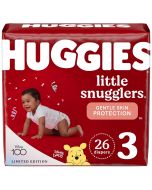 Huggies Little Snugglers Baby Diapers 26 Ct, 28 lb, Bundle of 2