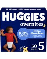 Huggies Overnites Size 5 Overnight Diapers (27+ 50 Ct