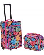 Rockland Fashion Softside 2 Piece Luggage Set 2 Piece