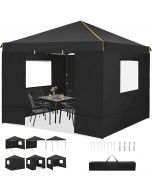COBIZI 10x10 Pop Up Canopy Tent with Sidewalls and Waterproof 10x10