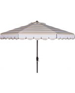 SAFAVIEH Outdoor - Vienna 11-Foot Round Crank Umbrella Aluminum