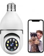 Mengshen 3MP Light Bulb Wireless, Bundle of 2