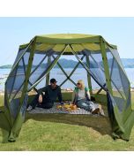 TIMBER RIDGE Easy Pop Up Gazebo Canopy Tent for Camping Portable 9.8 Ft, 5 X 9