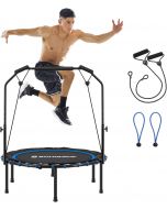 SONGMICS 40 Inches Mini Fitness Trampoline Foldable 40 Inches, 264.6 lb
