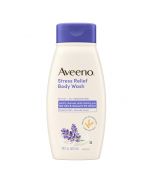 Aveeno Stress Relief Body Wash with Nourishing Oat &, Bundle of 4