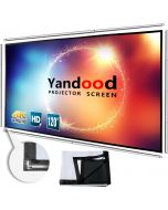 Yandood Portable Projector Screen 120 inch with Combined Pole Foldable Portable 120 inch