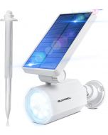 Bell+Howell Bell+ Howell Bionic Spotlight White Solar Outdoor Motion Sensor LED Lights Waterproof, Bundle of 2