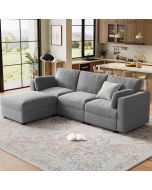 IDEALHOUSE 104" Modular Sectional Sofa