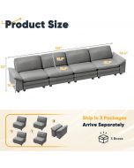 YESHOMY Modular Sectional Couches for Living Room