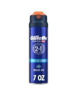 Gillette PRO Shaving Gel For Men Cools To Soothe 7oz, 2 in, Bundle of 4