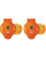 DASH Mini Waffle Maker (2 Pack) for 2 Pack, 4 Inch, Bundle of 2