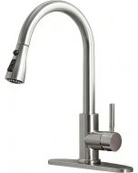 RICINUN Kitchen Faucet with Pull Down Sprayer Stainless Steel