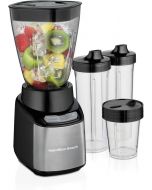 Hamilton Beach MultiBlend Smoothie Blender with 4 Shatterproof BPA Free Portable BPA Free 32oz, 8oz