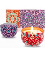 YouLain Scented Candles Gift Set Portable 2 Pack, 2.5 Oz, Bundle of 3