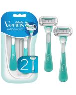Gillette Venus Extra Smooth Sensitive Disposable Razors for Women with 2 Count, Bundle of 3