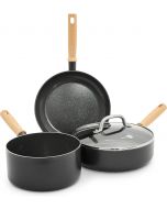 GreenPan Hudson Healthy Ceramic Nonstick Nonstick Ceramic Wood 4 Piece