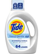 Tide Free & Gentle Liquid Laundry Detergent, Bundle of 2