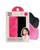 ERASE YOUR FACE Reusable Makeup Remover Cloths - Microfiber Face Towels to Microfiber 2 Count, Bundle of 3