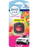 Febreze Car Odor-Fighting Air Freshener Vent Clip with Gain 1 count, Bundle of 6