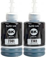 LCL T774 774 Black Ink Refill Bottles Replacement 2-Pack, Bundle of 2