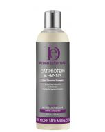 Design Essentials Oat Protein & Henna Deep Cleansing Shampoo for Pack of 1, 12 Oz, Bundle of 2