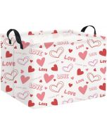 HIYAGON Rectangular Valentines Gift Basket, Bundle of 4