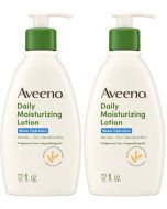 Aveeno Sheer Hydration Daily Moisturizing Fragrance-Free Lotion with Pack of 2, Bundle of 2