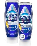 Dawn Platinum Plus PowerSuds EZ-Squeeze Dish Soap Liquid 2x17, Bundle of 3