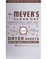 MRS. MEYER'S CLEAN DAY Dryer Sheets 80 ct, Bundle of 3