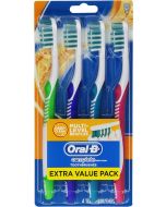 Oral-B Oral B Complete Deep Clean Toothbrush 1count, Bundle of 4