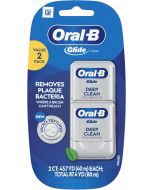 Oral-B Glide Deep Clean Cool Mint Dental Floss 2 Pack, Bundle of 3