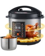 YIQICHEF 12L/12.8Qt Commercial Electric Pressure Cooker Stainless Steel Electric Digital 12L