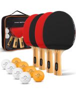 PRO-SPIN Ping Pong Paddles - High-Performance Set with